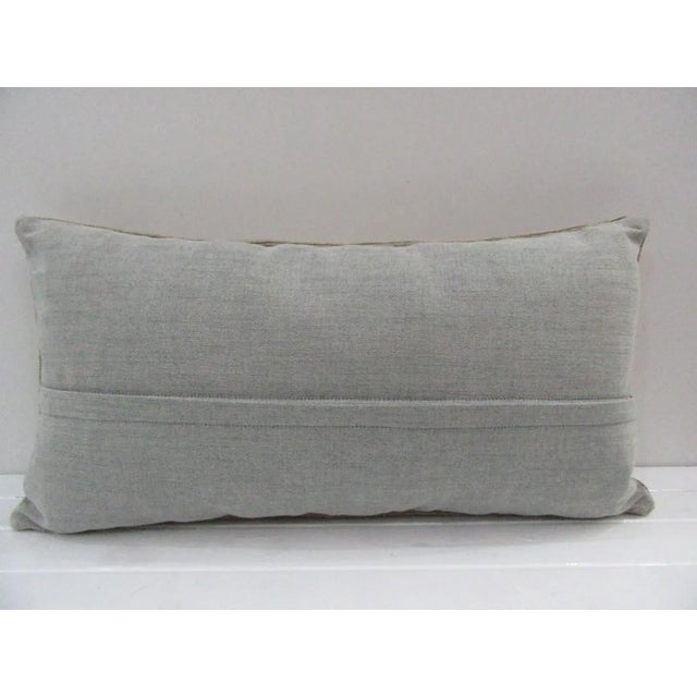 Contemporary Turkish Handmade Beige Pillow Cover For Sale - Image 3 of 4