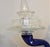 Price reduced $1,500. Now only $1,450! This strikingly beautiful wall sconce called "Blue Porpora" was hand made by the...