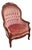 Victorian Kimball Carved Side Accent Chair 6217 For Sale