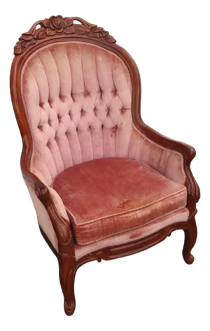 Victorian Kimball Carved Side Accent Chair 6217