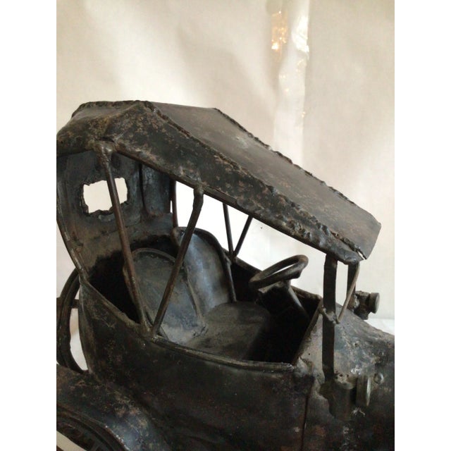 1950s Metal Car Sculpture For Sale - Image 9 of 11