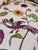 Linen Vintage Mother of Pearl Inlay Bench With Hand Embroidered Suzani-Style Linen Upholstery For Sale - Image 8 of 10