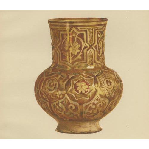 Late 19th Century Henry Wallis, Lustreware Vase, 1899, Chromolithograph For Sale - Image 5 of 9