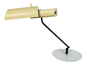 Mid-Century Modern Metal and Plastic Table Lamp with Irregular Structure, 1980s