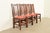 Stickley Gustav Stickley Antique Mission Oak Arts & Crafts H-Back Dining Chairs, Set of Four For Sale - Image 4 of 14