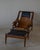 Liceu de Artes e Oficios Cognac Leather Lounge Chair and Ottoman, Brazil 1960s Founded in 1873, Liceu de Artes e Ofícios...