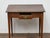 Wood 19th Century English Oak Table with Chippendale Brass Pull and Tapered Leg For Sale - Image 7 of 12