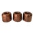 Antique English Copper Jelly Moulds, Set of 3 For Sale