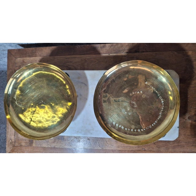 A beautiful french commercial scale from the second half of the 19th century, in the napoleon iii style. it consists of...