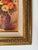 1980's Vintage Impressionist Floral Still Life Oil on Canvas Board Painting – Framed & Signed For Sale - Image 9 of 12