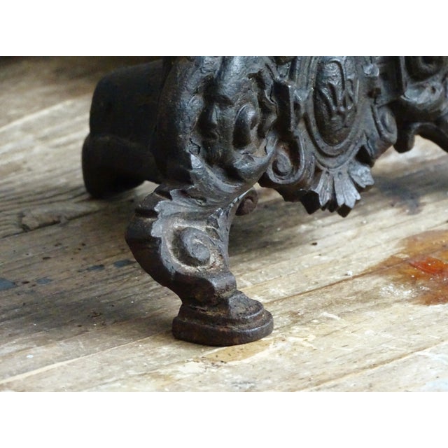 Antique Iron Kitchen Scale Wirtschafts, Ornate Household Scale For Sale - Image 10 of 12