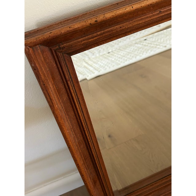 Early 21st Century Uttermost of Rocky Top Virginia Wood Beveled Wall Mirror For Sale - Image 6 of 10