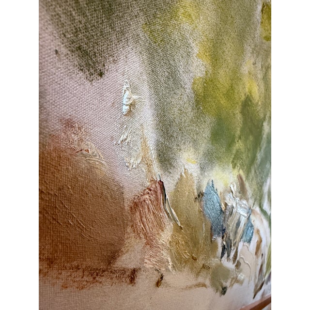 Maryanne Harman “Toward Kendalls” 1987 Large Abstract Oil Painting Framed For Sale - Image 4 of 12