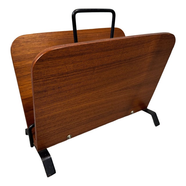 Vintage Teak Magazine Rack by Cees Braakman for Pastoe, 1950s For Sale