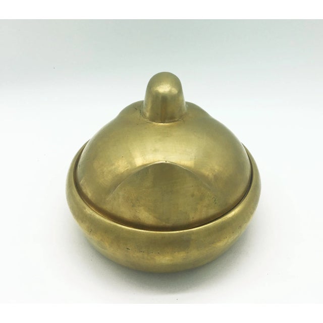 Mid-Century Modern Vintage Brass Duck-Shaped Box, 1970s For Sale - Image 3 of 5