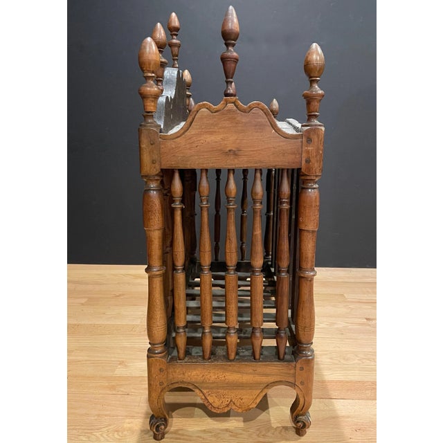 Late 18th Century Late 18th Century 18th Century French Carved Walnut Panetiere For Sale - Image 5 of 9