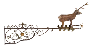 18th Century South German Sign Bracket with Reindeer