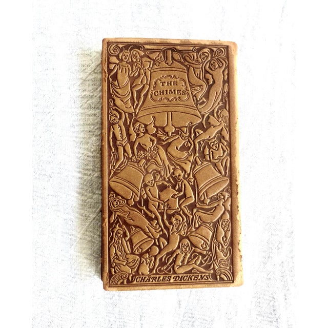 Animal Skin Set of Three 1900s Hand-Tooled Leather Books For Sale - Image 7 of 17