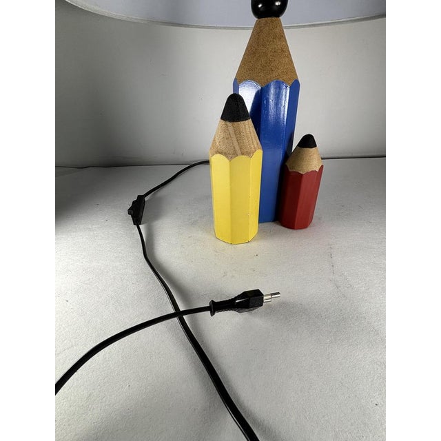1980s Vintage Pencils Lamp by Pierre Sala, France, 1980s For Sale - Image 5 of 10