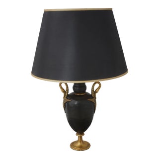 Maitland Smith Bronze & Brass Regency Urn Table Lamp For Sale