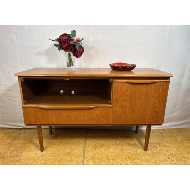 Vintage Danish Sideboard in Teak from Sakol, 1960s, in Restored conditions. Designed 1960 to 1969 This piece is attributed...