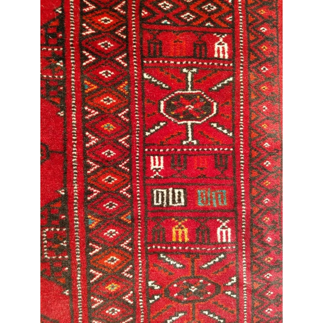 Textile Late 20th Century Turkmen Rug For Sale - Image 7 of 18