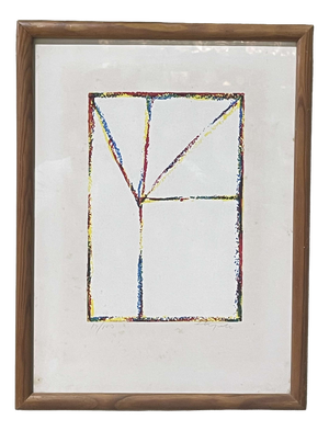 Angelo De Sousa, Abstract Composition, Screen Printing