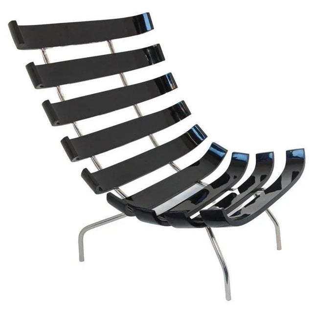 Early 21st Century Costela Style Lounge Black Chair For Sale - Image 13 of 13