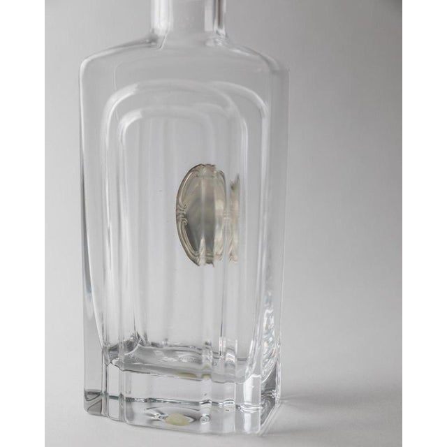 Vintage Glass Decanter in Clear Glass, 1980s For Sale - Image 8 of 13
