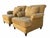 Offered here is a luxurious pair of Baker Furniture contemporary lounge chairs. Each chair is upholstered in a high end...