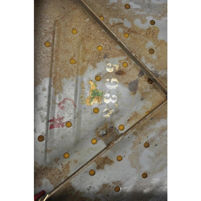 Mid 20th Century Vintage General Fireproofing GoodForm Aluminum Red Vinyl Side Chairs - A Pair For Sale - Image 10 of 11