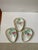 Vintage Italian Hand Painted Plate Set Of 3 Condition: great pre-owned, as shown on the pictures. Dimensions: 9.5’x7’x1.5’