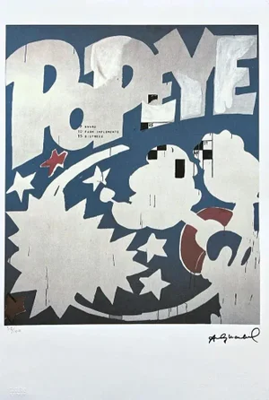 After Andy Warhol, Popeye, 1980s, Lithograph