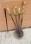 Six-Piece George III Cast Brass and Iron Fireplace Tool Set For Sale - Image 4 of 6