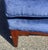 Wood Late 20th Century Theodore Alexander European Style Jule Sofa in Blue Velvet. For Sale - Image 7 of 10