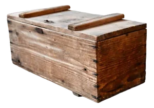 Industrial Wooden Box, 1940s