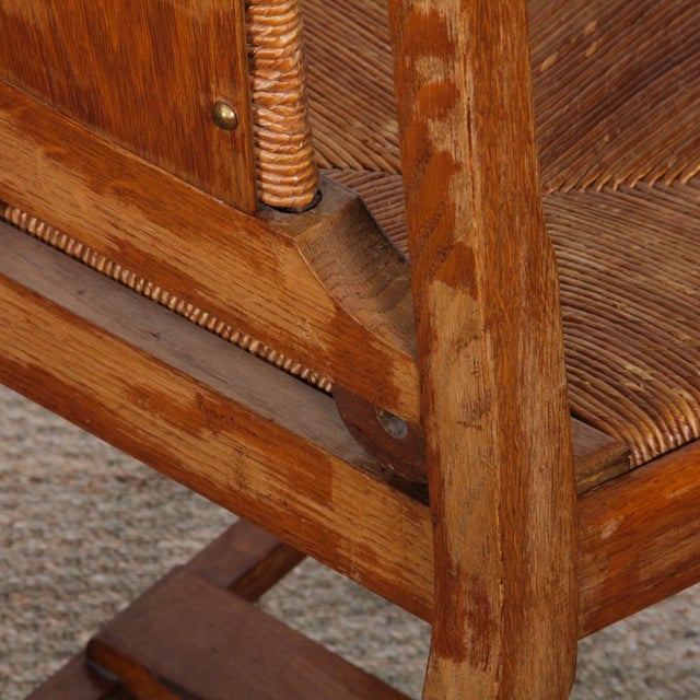 Wood Chairs in the style of Charles Dudouyt, 1950, Set of 6 For Sale - Image 7 of 14