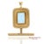 Blue Gia 60 Ct Aquamarine and 4 Ct Diamond 18k Yellow Gold Convertible Pendant Brooch For Sale - Image 8 of 17