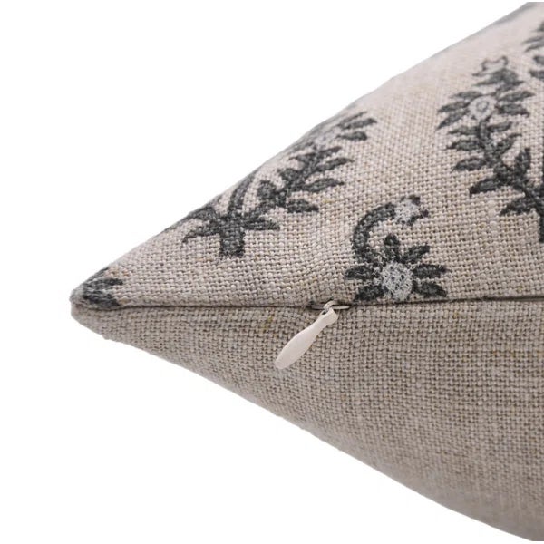 Fabdivine Thick Linen Cushion Cover 20x20 Inch - Neelgagan For Sale - Image 4 of 7