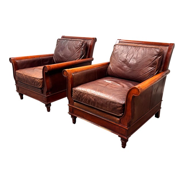 Martha Stewart Signature for Bernhardt Lounge Armchairs, Pair For Sale