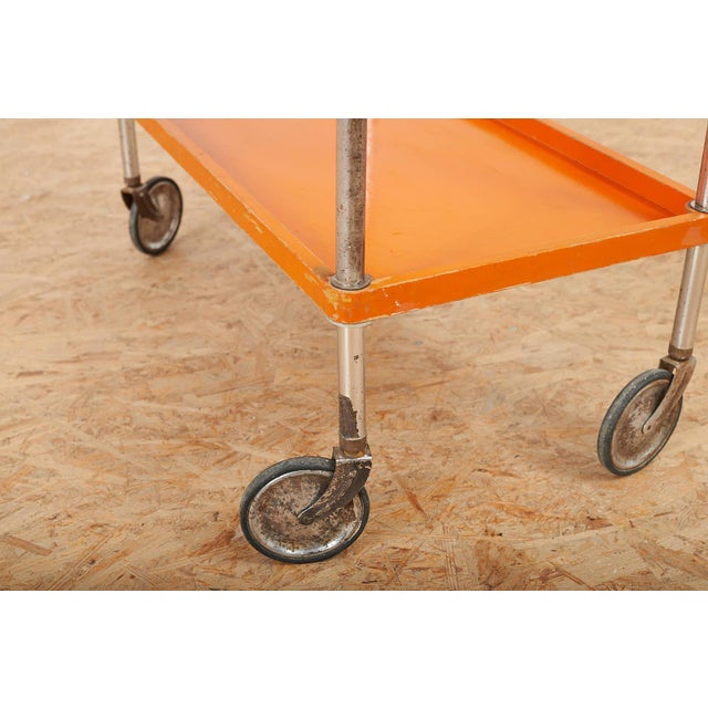 B47 Bar Trolley with Chrome-Plated Tubular Steel Frame, 1932 For Sale - Image 6 of 9