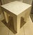 Matched Pair Tessellated Bovine Bone Parsons Style End Tables Circa 1980s For Sale - Image 9 of 12