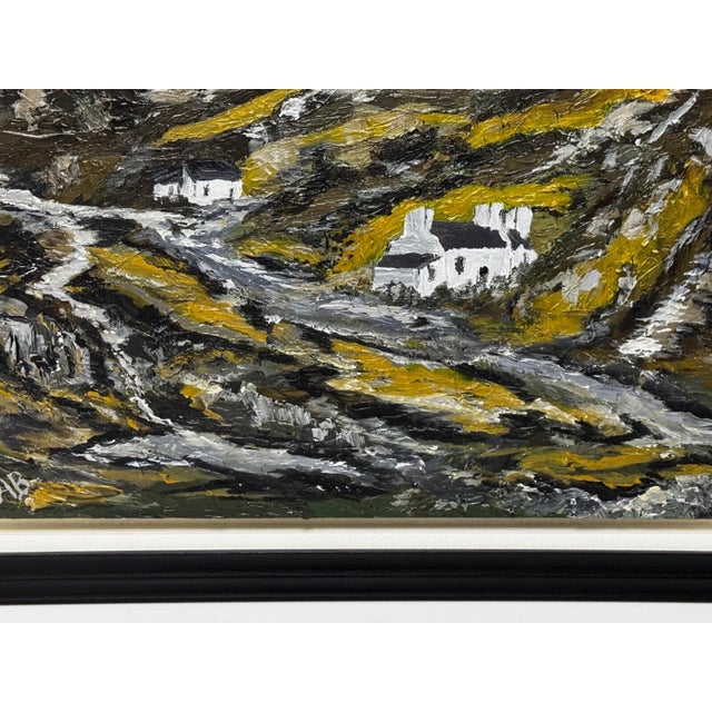 Dated 2022 Carneddau Snowdonia British Landscape Painting in the Manner of Kyffin Williams For Sale - Image 14 of 18
