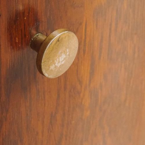 1920s French Art Deco Bedside Table with Marble For Sale - Image 5 of 14