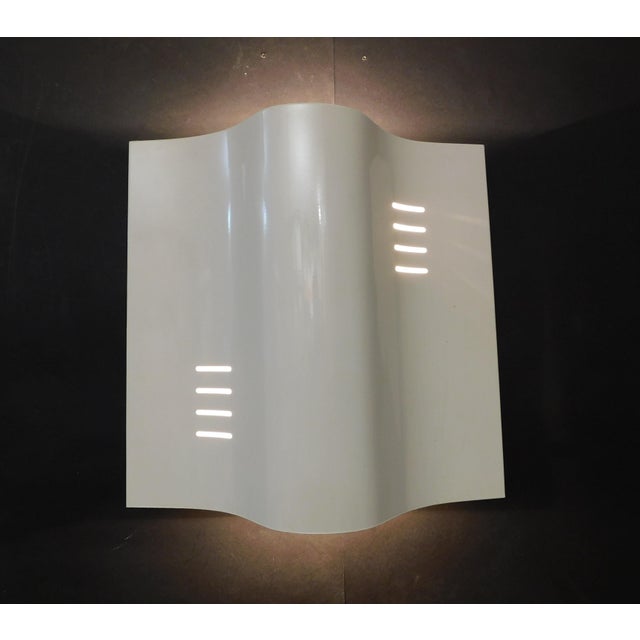 Metal 1960s Mid-Century Italian Metal Sconces, a Pair For Sale - Image 7 of 13