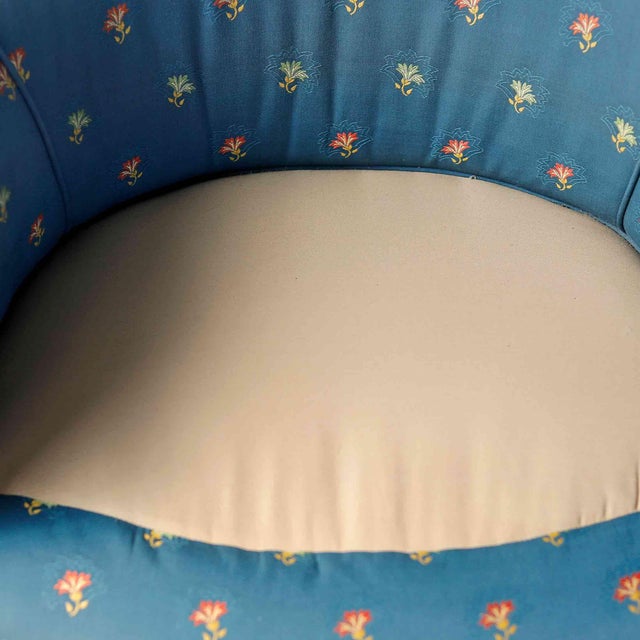 French Early 20th Century Bergère Armchair - French Louis XVI Style For Sale - Image 3 of 5