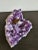 Traditional Purple Amethyst Crystal Cluster Slab Calcite Hematite Spike For Sale - Image 3 of 13