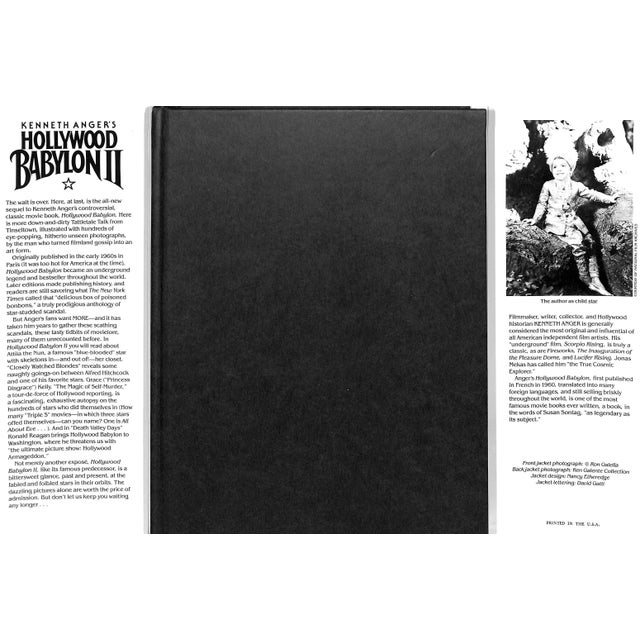 Traditional "Hollywood Babylon II" Book 1984 Anger, Kenneth For Sale - Image 3 of 11