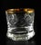 Mid-Century European Glasses with Gilded Edges, Set of 3 For Sale - Image 4 of 7