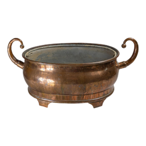 20th Century English Arts & Crafts Copper Jardiniere Planter, Signed I Brandt